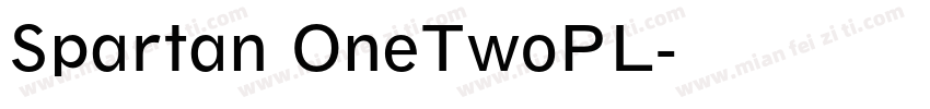 Spartan OneTwoPL字体转换